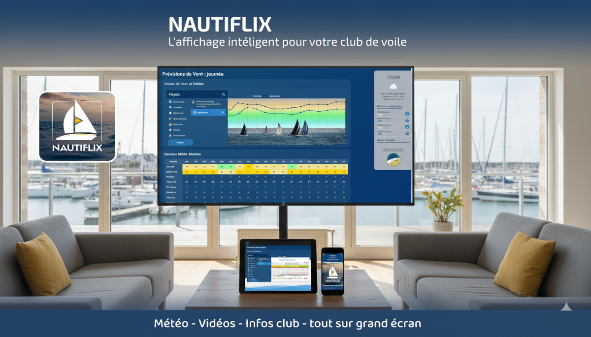 Illustration for a streaming platform called Nautiflix, in a retro Atari box art style.